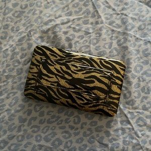 Gold zebra wallet
